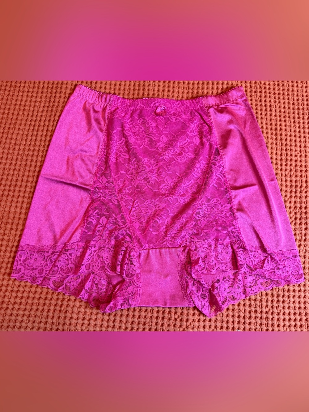 Rhonda Shear Pin-Up Girl Lace Control Panty - Electric Pink (Size 1X)
